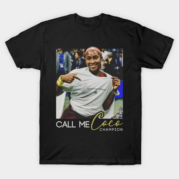 call me coco champion tennis player T-Shirt by Doxie Greeting